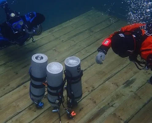 Kreidesee_Ausbildung_webP Sidemount Ausbildung im Kreidesee Hemmoor